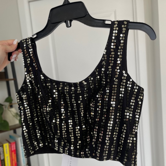 The Saree Room Blouse - Onyx Decadent Blouse - NEVER WORN - NWT - Picture 3 of 3